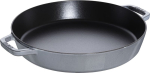 STAUB Cast Iron Frying Pan with Two Handles - 34 cm, Graphite