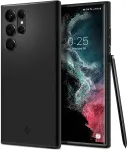 Spigen Kaitse&uuml;mbris Thin Fit, Samsung Galaxy S22 Ultra 5G, &otilde;huke, must,