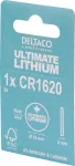 Deltaco Ultimate liitiumaku, 3V, CR1620 n&ouml;&ouml;pelement, 1 pakk