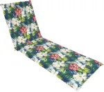 Home4you Lamamistooli kate SUMMER FLOWER 55x190x5cm, tume lillemuster, 100% pol&uuml;ester, kangas 472