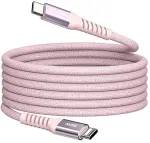 Verbatim Sync&Charge 60W 120cm USB-C/USB-C Magnetic pink 31853