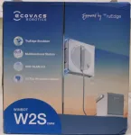 ECOVACS SALE OUT. | Window Cleaning Robot | WINBOT W2S OMNI | Corded | 8000 Pa | White | DAMAGED PACKAGING AND PAINT, MISSING CLEANING BOTTLE. ITEM AND PARTS ARE SCRATCHED, DIRTY