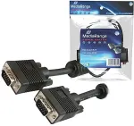 MediaRange VGA-Kabel D-Sub15 -> D-Sub15 St/St 5,00m schwarz Blister