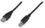 Assmann DIGITUS USB 2.0 Anschlusskabel Typ A -B St/St 1.0m, sw
