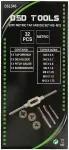 DSDTOOLS 32 tk. keermel&otilde;ikurite ja keermel&otilde;ikurite komplekt M3-M12 DS1346