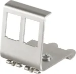 LOGILINK DIN-Rail adapter - Keystone Jack-DIN-Adapter f&uuml;r Schienenmontage - 2 Ports (MP0052)
