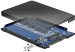 K&otilde;vaketas DLC M.2 30/42/60/80 zu Sata intern black Delock