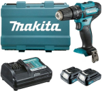 MAKITA CORDLESS PERC DRILL HP333DWAE12V 2X2.0AH