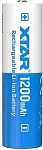 Xtar Battery 16340/R-CR123 3.7V Li-ion 850 mAh with protection