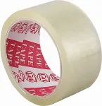 Luk Pakketeip , 48 mm x 66y, akr&uuml;&uuml;l, l&auml;bipaistev, 6 tk