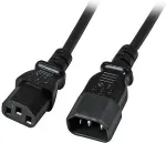 EFB-Elektronik 1M POWER CORD C13-C14 - BK EXTENSION F/M 3 X 0.75MM