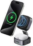 Ugreen 2-in-1 Qi2 Magnetic Foldable Charging Station (No AC Adapter)