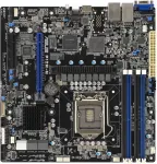 Emaplaat ASUS P12R-M - Motherboard - micro ATX - LGA1200-Sockel - C252 Chipsatz - USB 3,2 Gen 2 - 2 x Gigabit LAN - Onboard-Grafik (90SB09X0-M1UAY0)