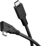 Goobay USB-C Vinklet Kabel 90&deg; USB4 100W 1m