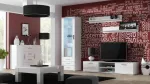 Cama MEBLE Cama display cabinet SOHO S1 white/white gloss