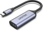 UNITEK USB-C HDMI 2.1 adapter (8K 60Hz) Gray 15cm V1416B