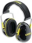 Uvex capsule ear prot. K2 black/yellow