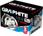 GRAPHITE Circular saw 1200W circular saw blade 185 mm