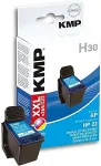 Tooner KMP Patrone HP C9352AE Nr.22 color 430 S. H30 refilled