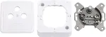 Logilink Antenna Wall Socket w. frame & cover, white, LogiLink