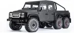 Amewi RC-auto AMXRock RCX10.3P roomikveok 6x6 Pickup grey /14+