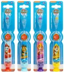 PAW PATROL Flashing Toothbrush Set with Suction Cap Different Colors 4 pcs
