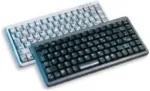 Klaviatuur CHERRY ML4100 Tastatur Wired DE MX schwarz TKL 75% hellgrau