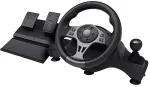 Joystick Trust GXT 289 Movi Black USB Steering wheel + Pedals Nintendo Switch, PlayStation 4, Xbox One S, Xbox One X, Xbox Series S, Xbox Series X