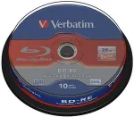Toorikud VERBATIM BD-RE 2x CB 25GB white Blue 10 sztuk