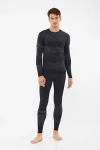 Viking Men's Thermal Underwear Altis Man Set Merino Navy Blue L