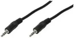 LOGILINK Audiokabel 1x 3,5mm -> 1x 3,5mm St/St 2.00m bk