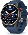 Garmin quatix 8 Pro 3.56 cm (1.4") AMOLED 47 mm Digital 454 x 454 pixels Touchscreen Black Wi-Fi GPS (satellite)