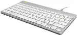 Klaviatuur No name R-GO COMPACT BREAK ERGONOMIC KEYBOARD QWERTZ (DE) WIRED WHITE