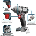 GRAPHITE 450Nm Energy+ brushless impact wrench