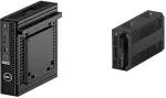 Dell | OptiPlex Micro and Thin Client Dual VESA Mount w/Adapter Bracket | Black