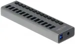 DELOCK v&auml;line SuperSpeed USB-jaotur 13 pordiga + l&uuml;liti