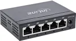 INLINE Gigabit network switch 5-port, 1Gb/s, desktop, metal housing, fanless