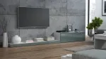 Cama MEBLE Cama TV stand LIFE 300/42/35 white/grey gloss