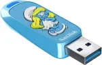 M&auml;lukaart SANDISK USB 3.2,Ingot Type-A,130MB/s,Smurfette Edition,4x6 Blister,Global