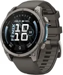 Garmin Nutikell Fenix 9 &ndash; 47mm Titanium with Pebble Grey Silicone Band