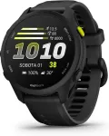 Garmin Forerunner&reg; 70 Schwarz mit Schnellwechsel-Silikon-Armband 20 mm