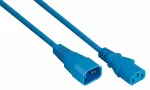 Kabelmeister Kaltger&auml;teverl&auml;ngerung C14 an C13 blau 5m