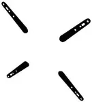 PEERLESS-AV Peerless Full-Motion Plus Wall Mount SA740P - Befestigungskit (Gelenkarm) f&uuml;r Flat Panel (neig- und schwenkbar) - Schwarz - Bildschirmgr&ouml;&szlig;e: 55,9 - 101,6 cm (22 - 101,60cm (40)) - Montageschnittstelle: 100 x 100 mm, 75 x 75 mm, 200 x 200  ...
