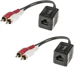 Lindy 500M CAT.6 ANALOGER AUDIO EXTENDER RCA/CINCH