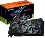 Videokaart GigaByte AORUS GeForce RTX 5090 MASTER 32G Graphics Card - 32GB GDDR7, 512bit, PCI-E 5.0, 2655MHz Core Clock, 3 x DP 2.1a, 1 x HDMI 2.1b, GV-N5090AORUS M-32GD