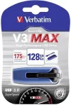 M&auml;lukaart VERBATIM Store n Go V3 MAX - USB-Flash-Laufwerk - 128GB - USB3.0 - Blau/Schwarz (49808)