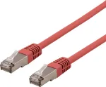 DELTACO S / FTP Cat6 patchkabel, LSZH, 0,5 m, punane