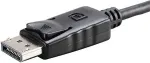 AKASA AK-CBDP04-20BK video cable adapter 0.2 m VGA (D-Sub) DisplayPort Black