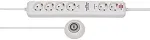 UPS Brennenstuhl Eco-Line Extension Socket Comfort Plus EL CSP 24 6-way 1,5m H05VV-F 3G1,5 2 permanent, 4 switchable Stikd&aring;se 6-stik Hvid 1.5m