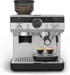 Kohvimasin Krups Precision Siebtr&auml;germaschine XP801T, Espressomaschine - Black - Edelstahl